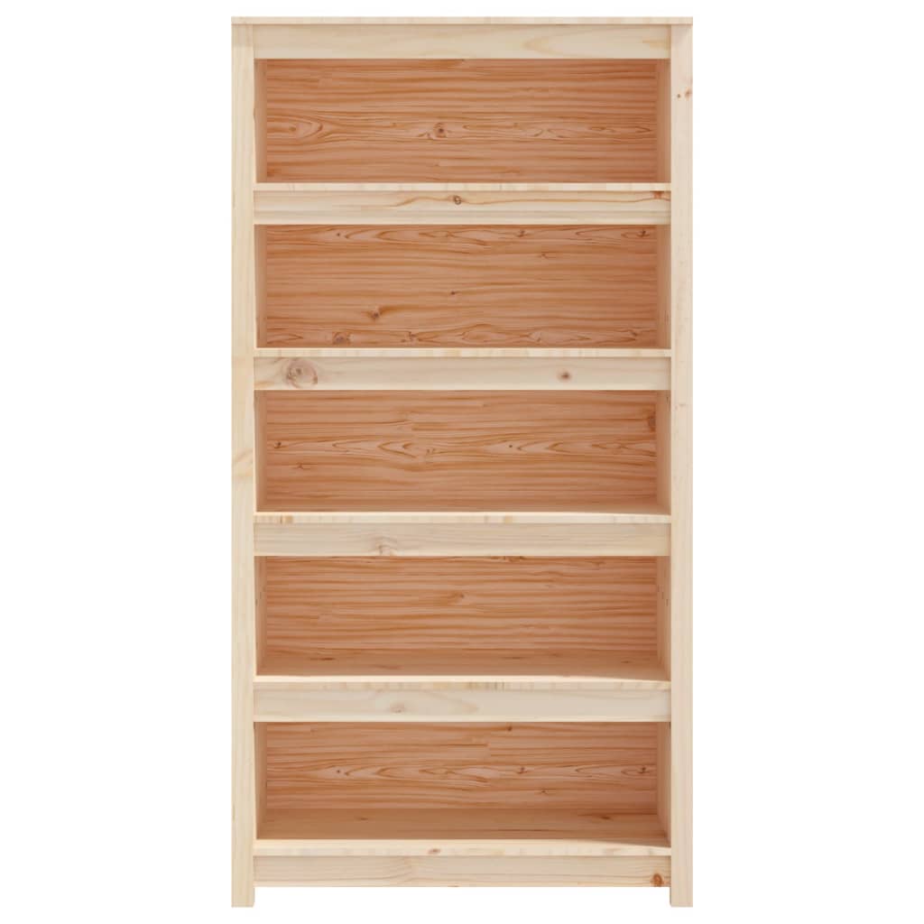 Bibliothèque 80x35x154 cm Bois de pin massif - XIOS