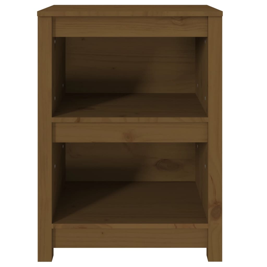 Bibliothèque Marron miel 50x35x68 cm Bois de pin massif - XIOS