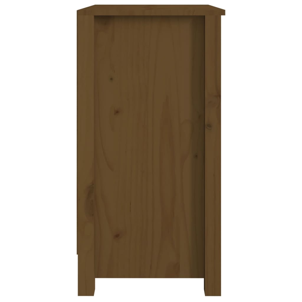 Bibliothèque Marron miel 50x35x68 cm Bois de pin massif - XIOS