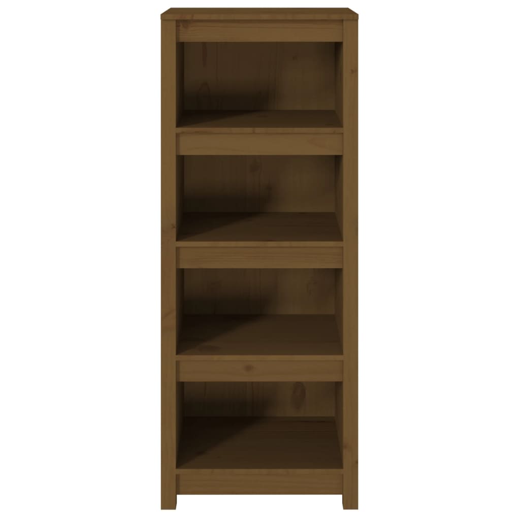Bibliothèque Marron miel 50x35x125,5 cm Bois de pin massif - XIOS