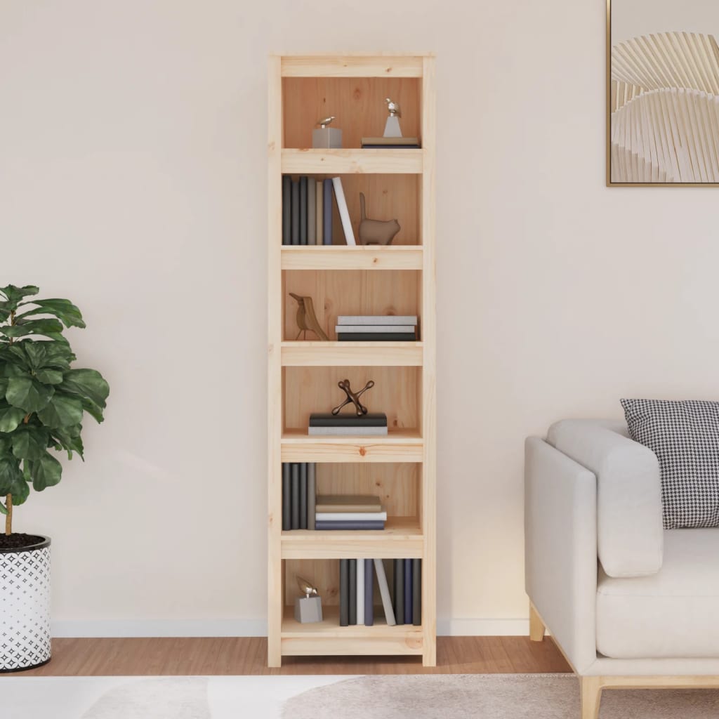 Bibliothèque 50x35x183 cm Bois de pin massif - XIOS