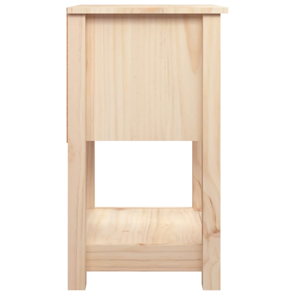 Tables de chevet 2 pcs 40x35x61,5 cm Bois de pin massif - XIOS