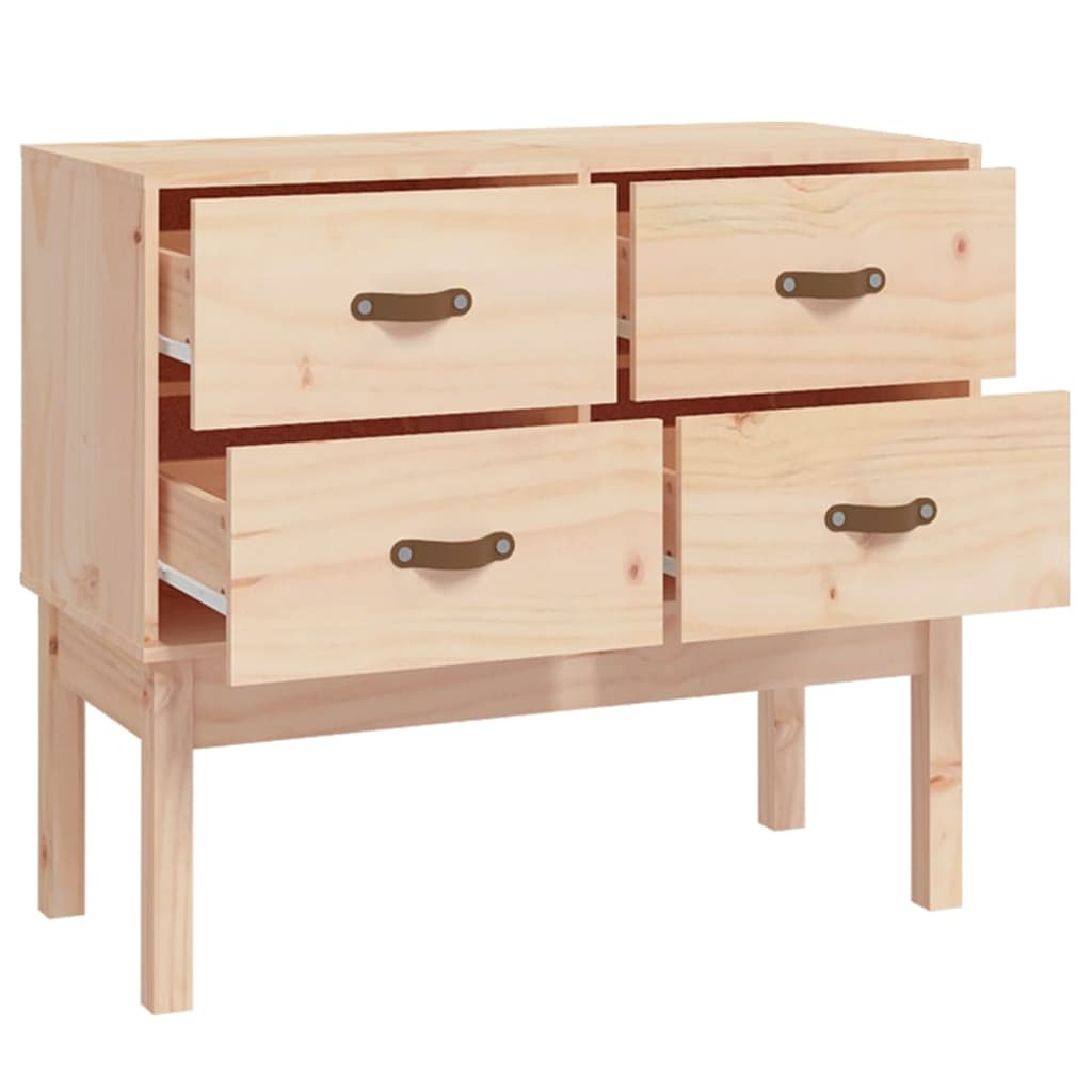 Armoire console 90x40x78 cm Bois de pin solide - XIOS