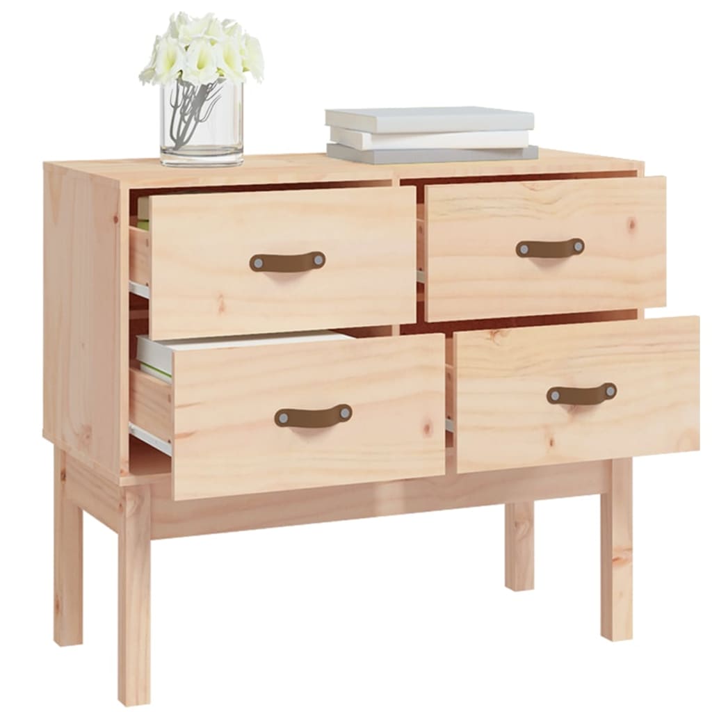 Armoire console 90x40x78 cm Bois de pin solide - XIOS