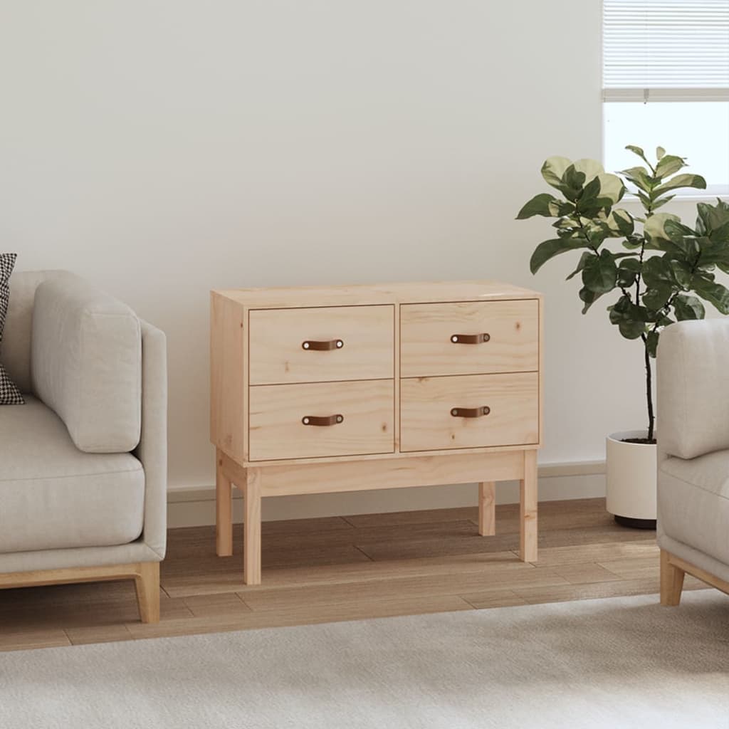 Armoire console 90x40x78 cm Bois de pin solide - XIOS