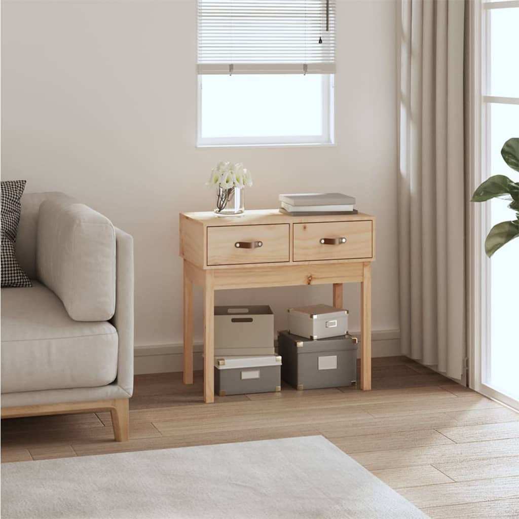 Table console 76,5x40x75 cm Bois massif de pin - XIOS