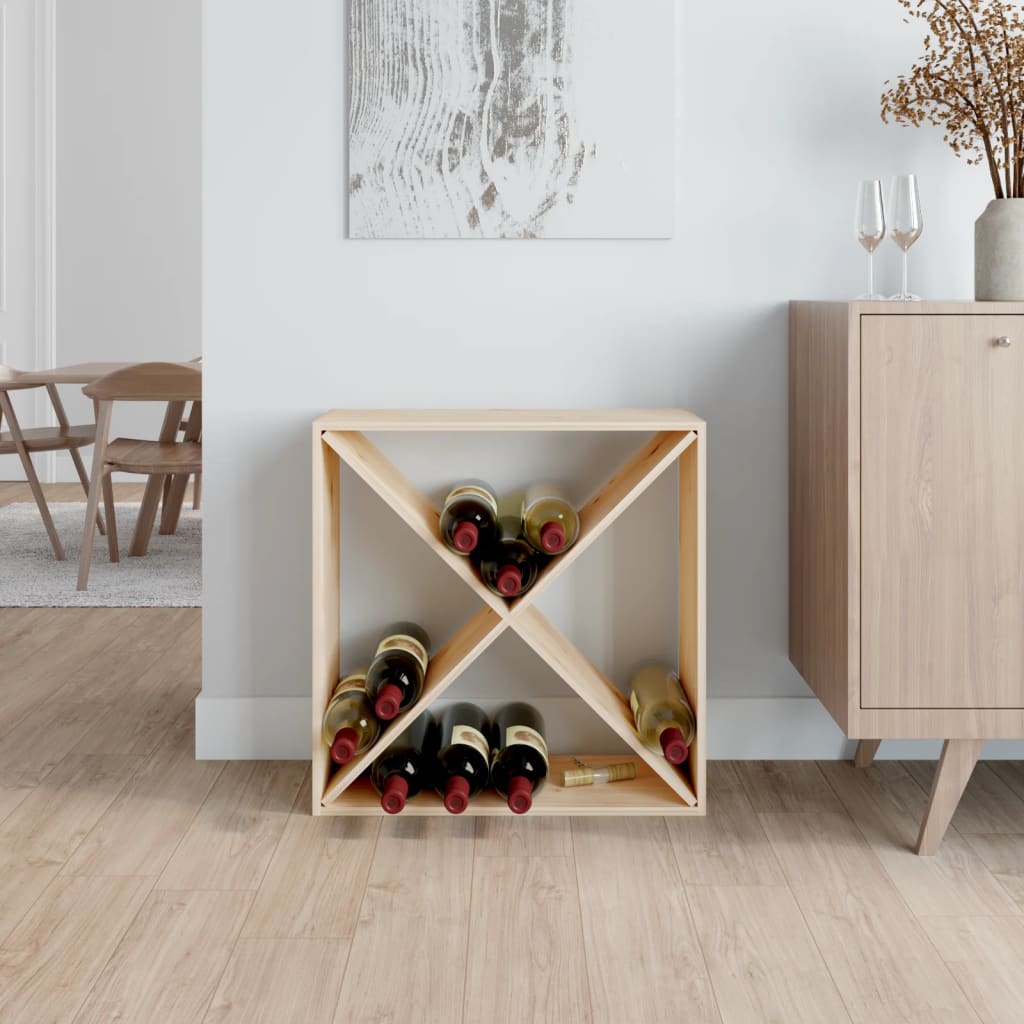 Armoire à vin 62x25x62 cm Bois de pin massif - XIOS