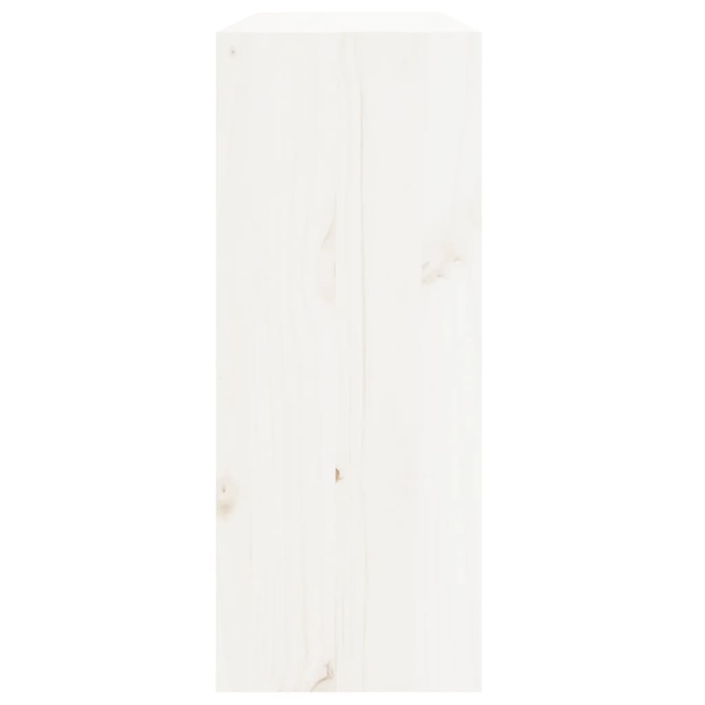 Armoire à vin Blanc 62x25x62 cm Bois de pin massif - XIOS