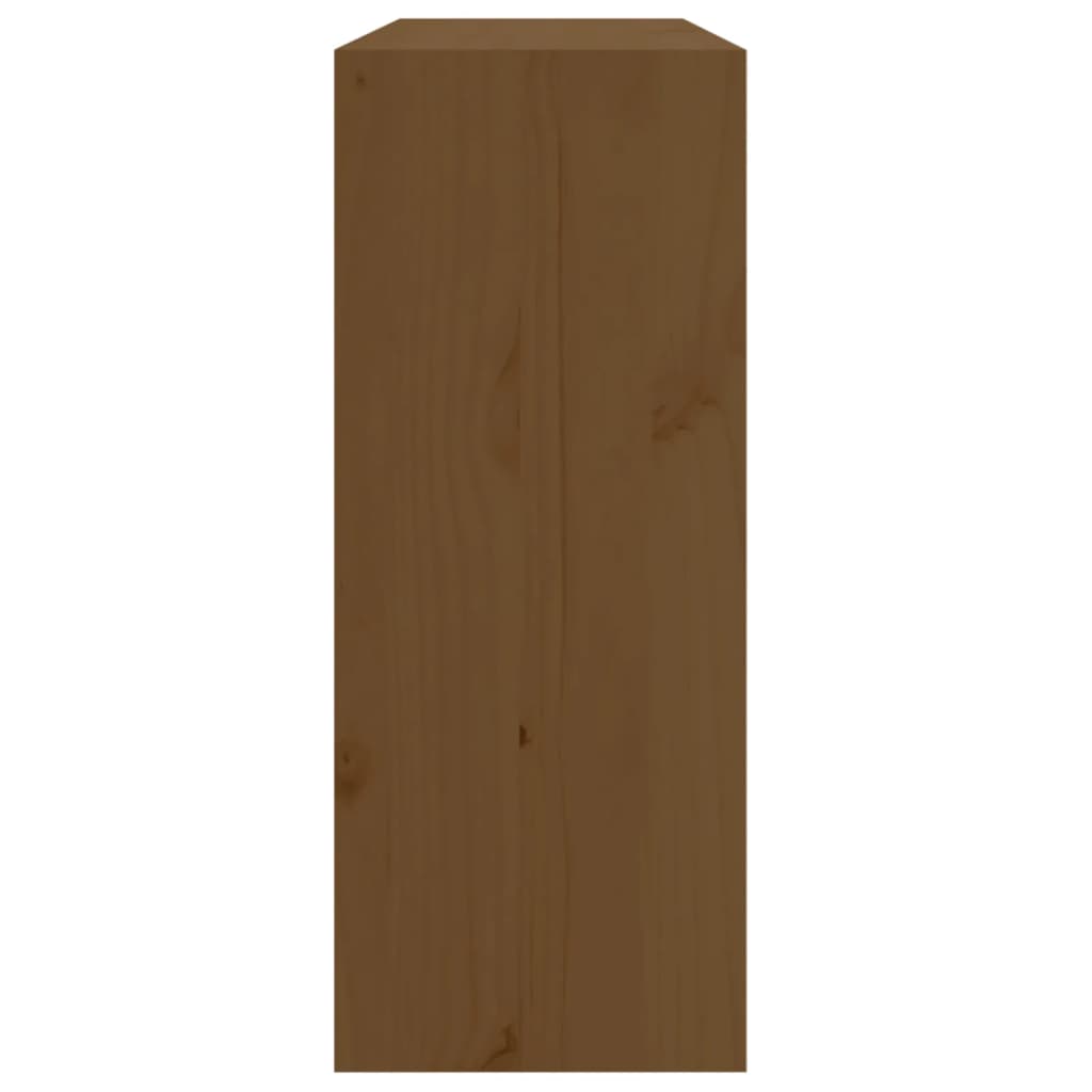 Armoire à vin Marron miel 62x25x62 cm Bois de pin massif - XIOS