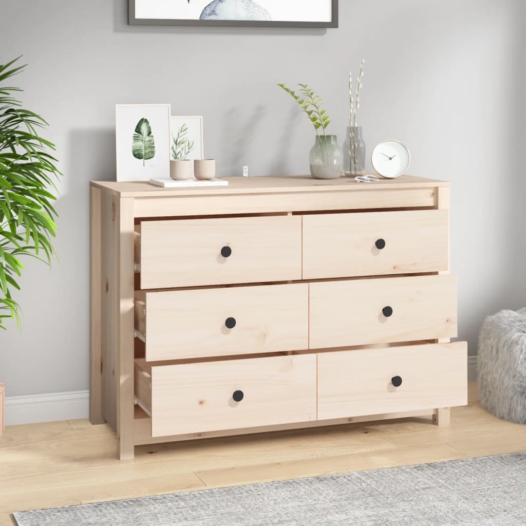 Armoire latérale 100x40x72 cm Bois de pin massif - XIOS