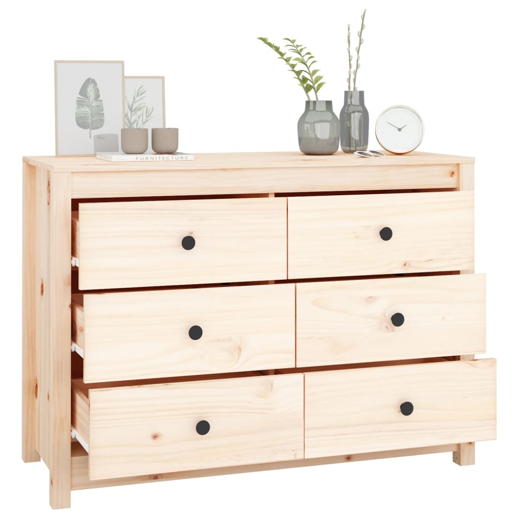 Armoire latérale 100x40x72 cm Bois de pin massif - XIOS