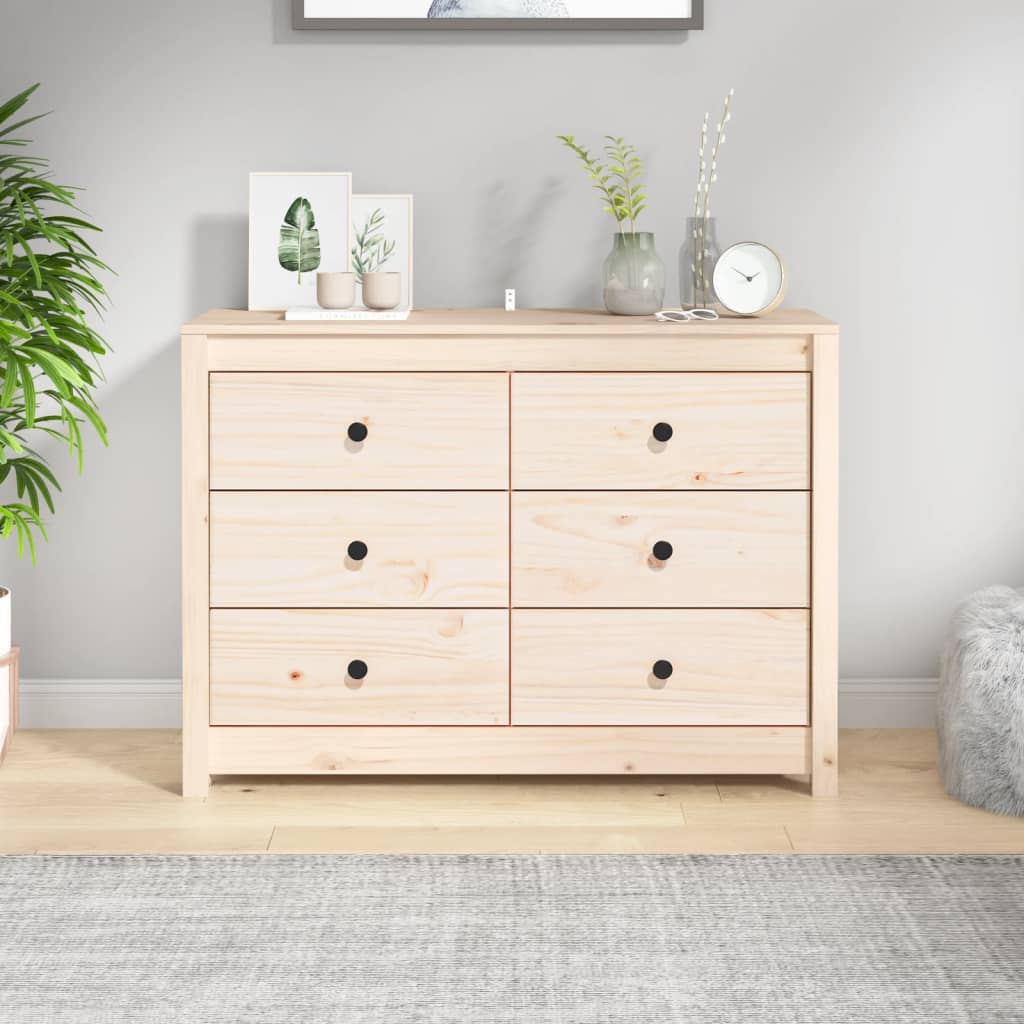 Armoire latérale 100x40x72 cm Bois de pin massif - XIOS