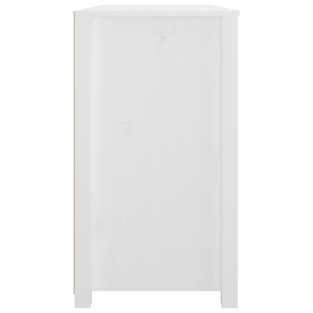 Armoire latérale Blanc 100x40x72 cm Bois de pin massif - XIOS