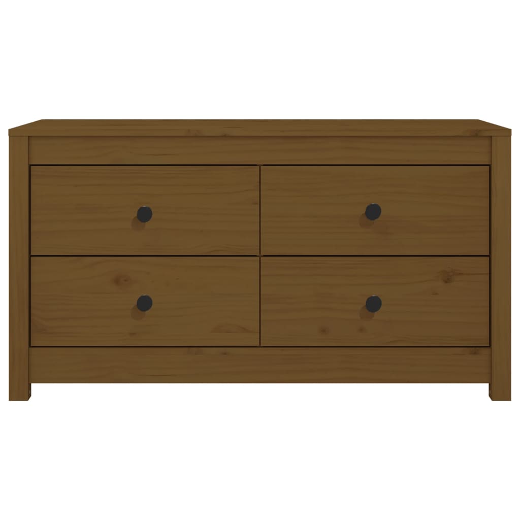 Armoire latérale Marron Miel 100x40x54 cm Bois de pin massif - XIOS