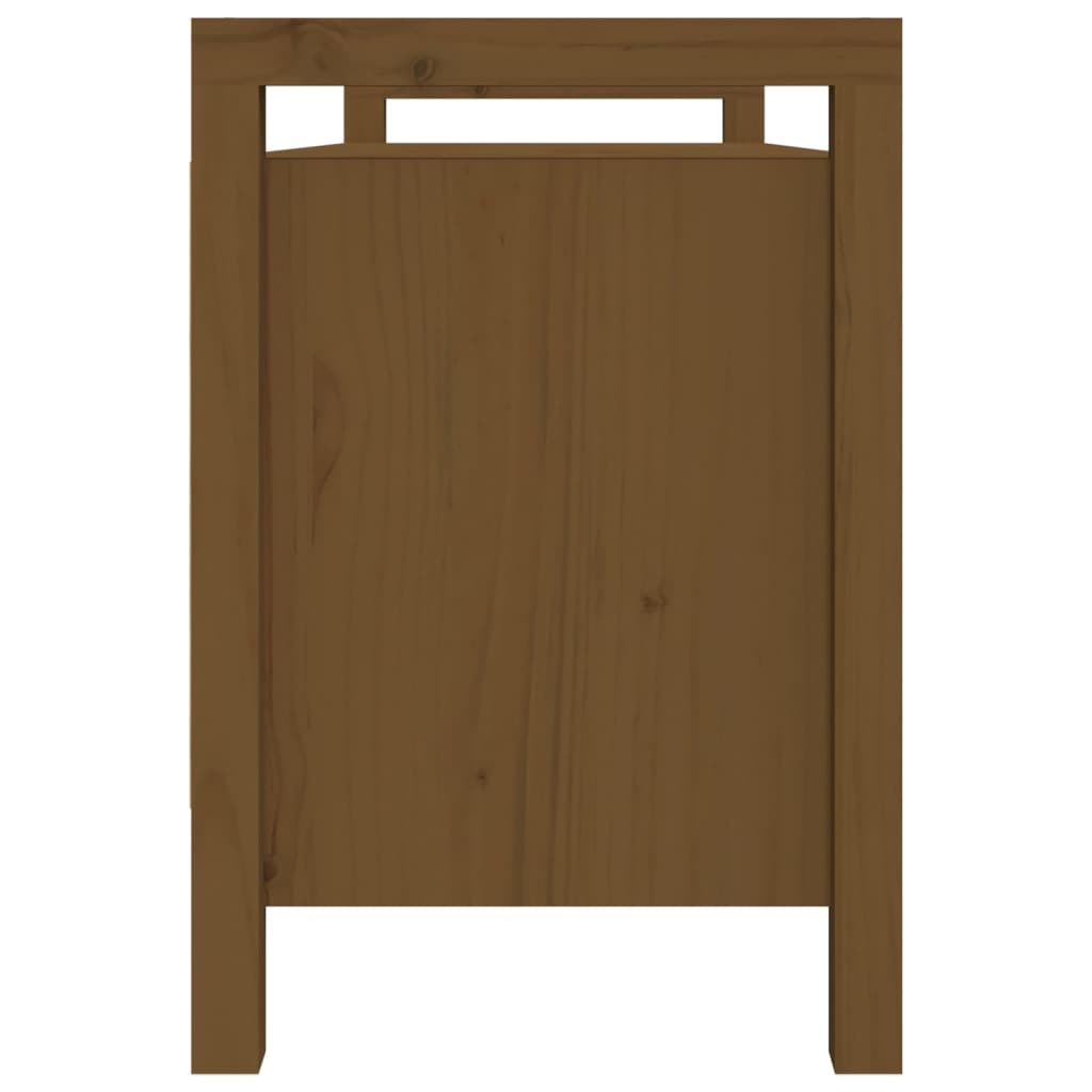 Banc d'entrée Marron miel 110x40x60 cm Bois de pin massif - XIOS