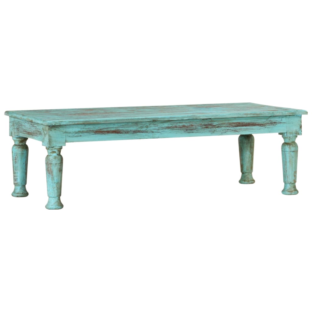 Table basse 110x50x34 cm Bois de récupération massif - XIOS