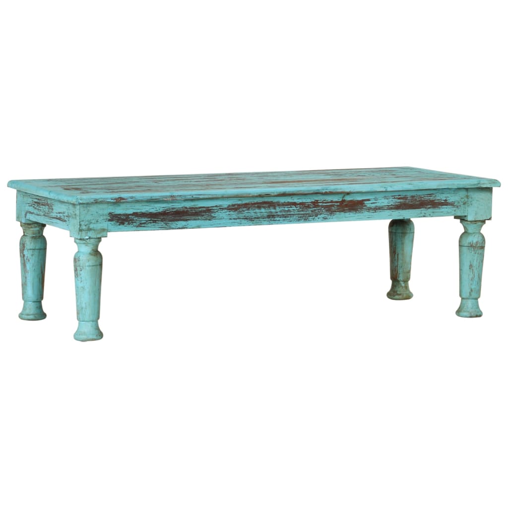 Table basse 110x50x34 cm Bois de récupération massif - XIOS