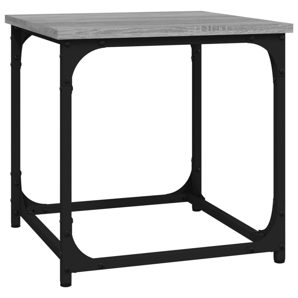 Table d'appoint Sonoma gris 40x40x40 cm Bois d'ingénierie - XIOS