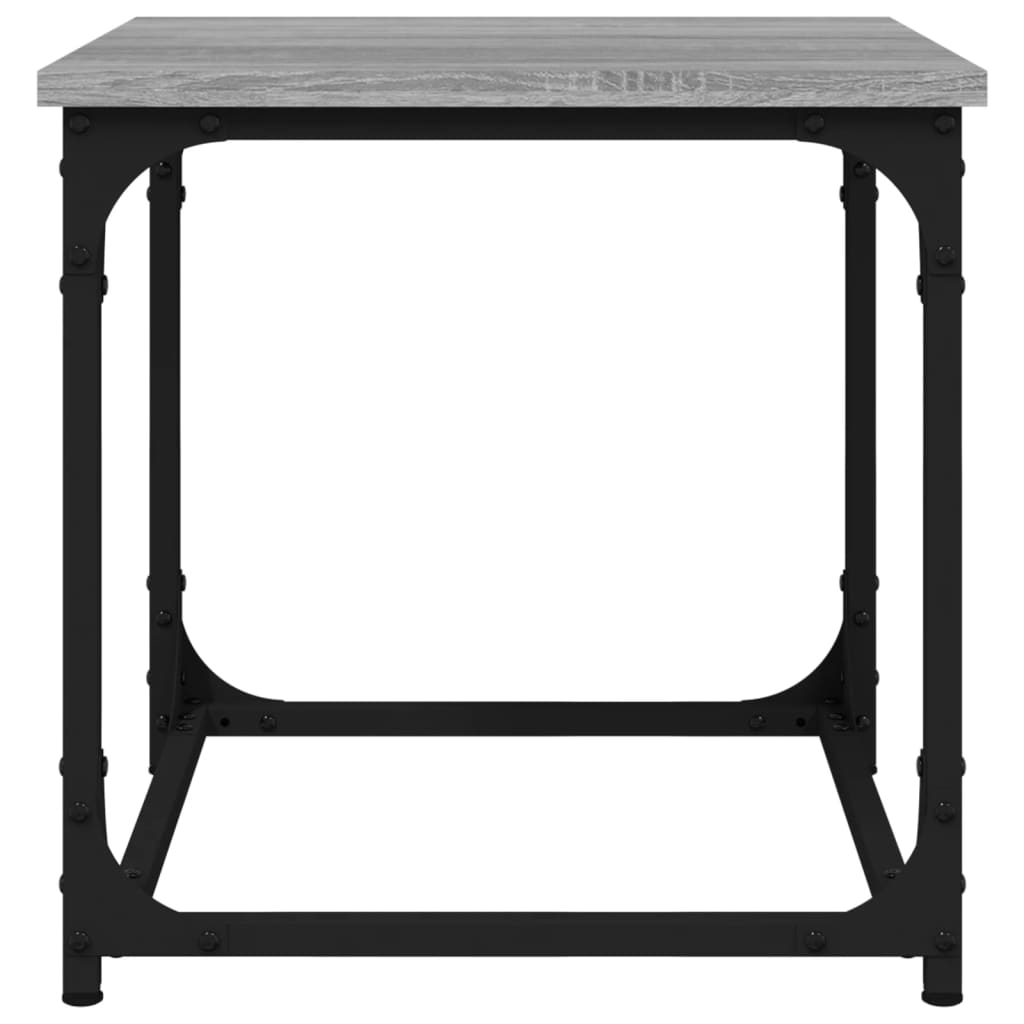 Table d'appoint Sonoma gris 40x40x40 cm Bois d'ingénierie - XIOS