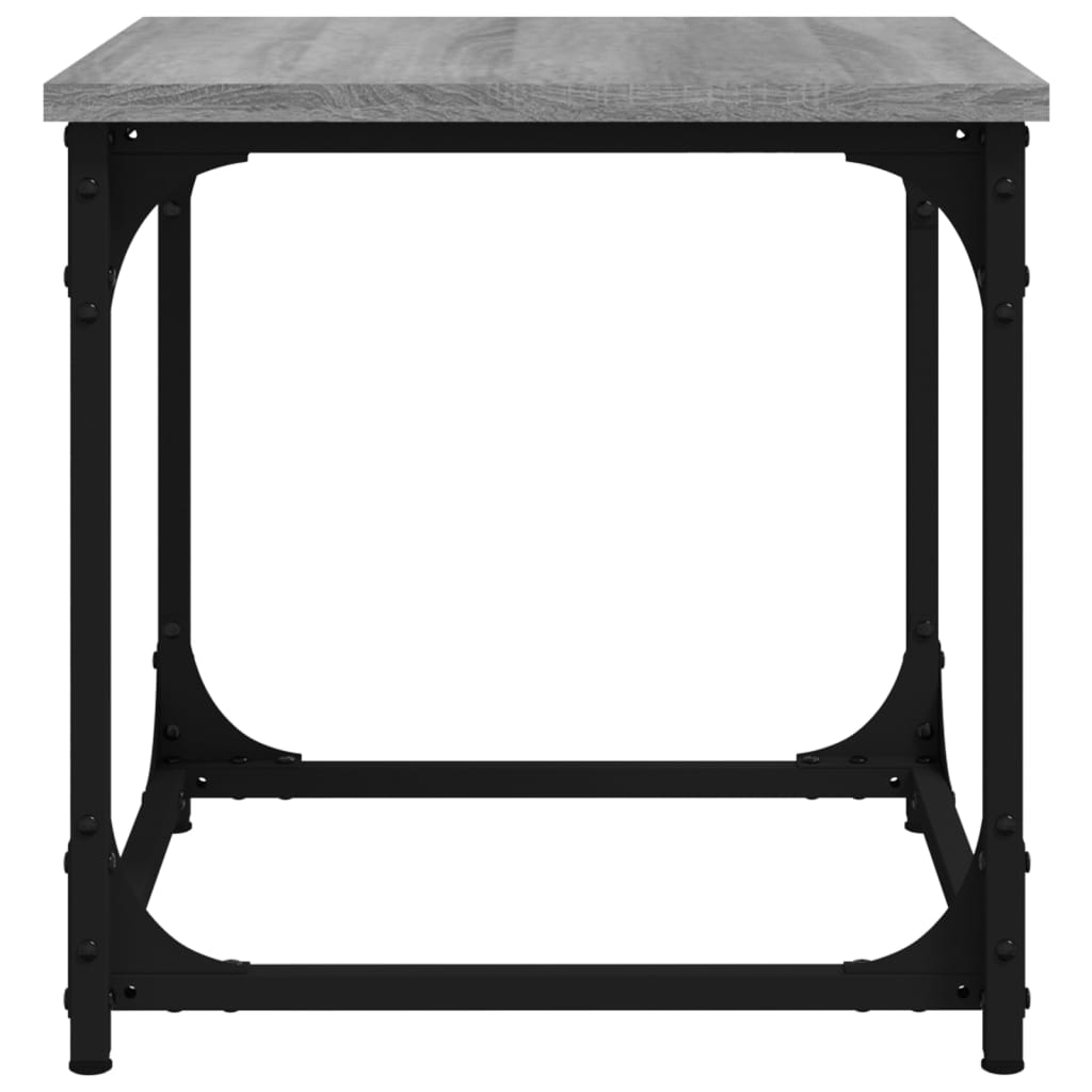 Table d'appoint Sonoma gris 40x40x40 cm Bois d'ingénierie - XIOS