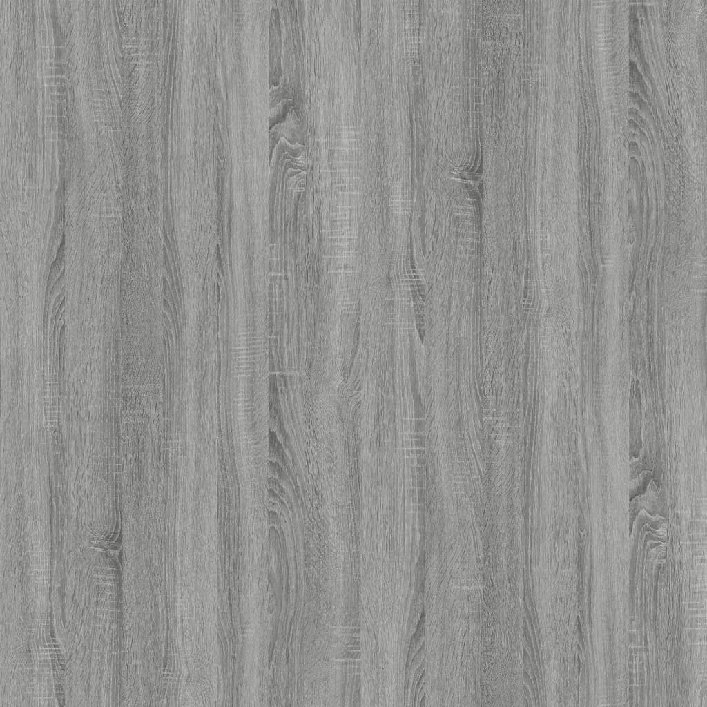 Table basse Sonoma gris 100x45x45 cm Bois d'ingénierie et fer - XIOS