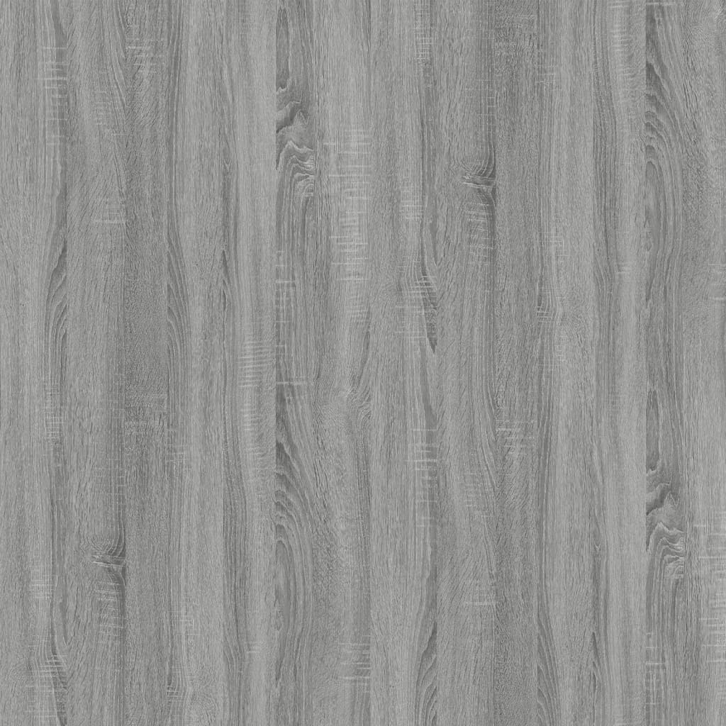 Table basse Sonoma gris 80x45x45 cm Bois d'ingénierie et fer - XIOS