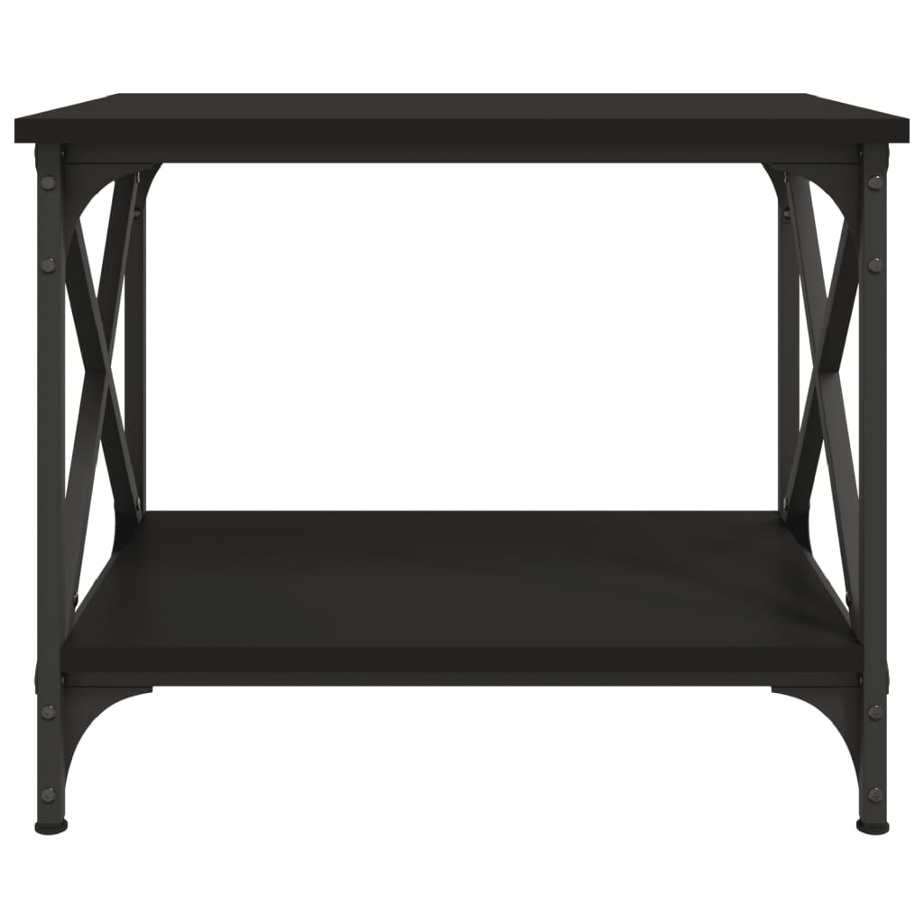 Table d'appoint Noir 55x38x45 cm Bois d'ingénierie - XIOS