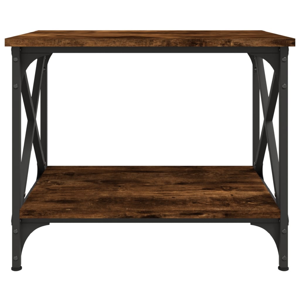 Table d'appoint Chêne fumé 55x38x45 cm Bois d'ingénierie - XIOS