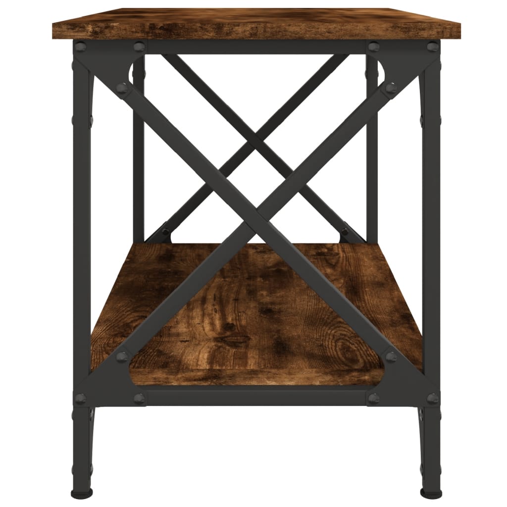 Table d'appoint Chêne fumé 55x38x45 cm Bois d'ingénierie - XIOS