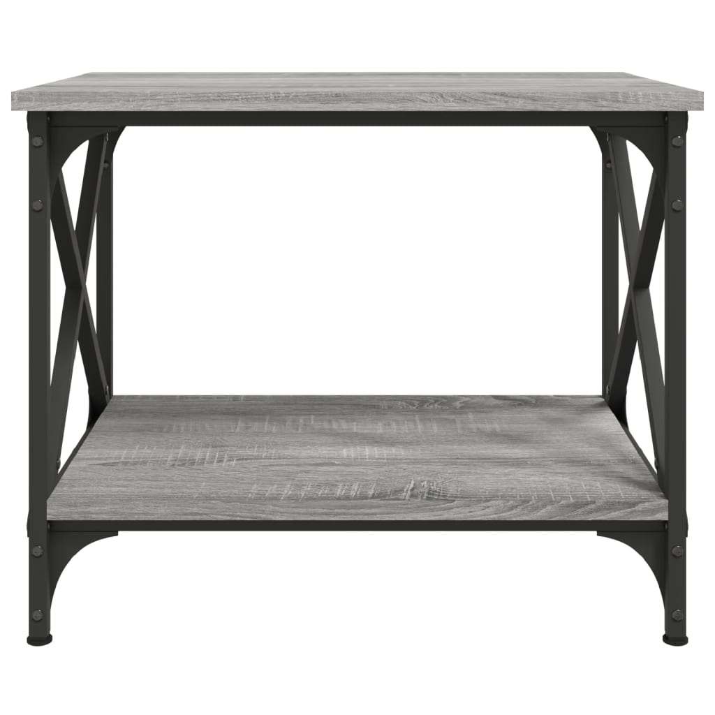 Table d'appoint Sonoma gris 55x38x45 cm Bois d'ingénierie - XIOS