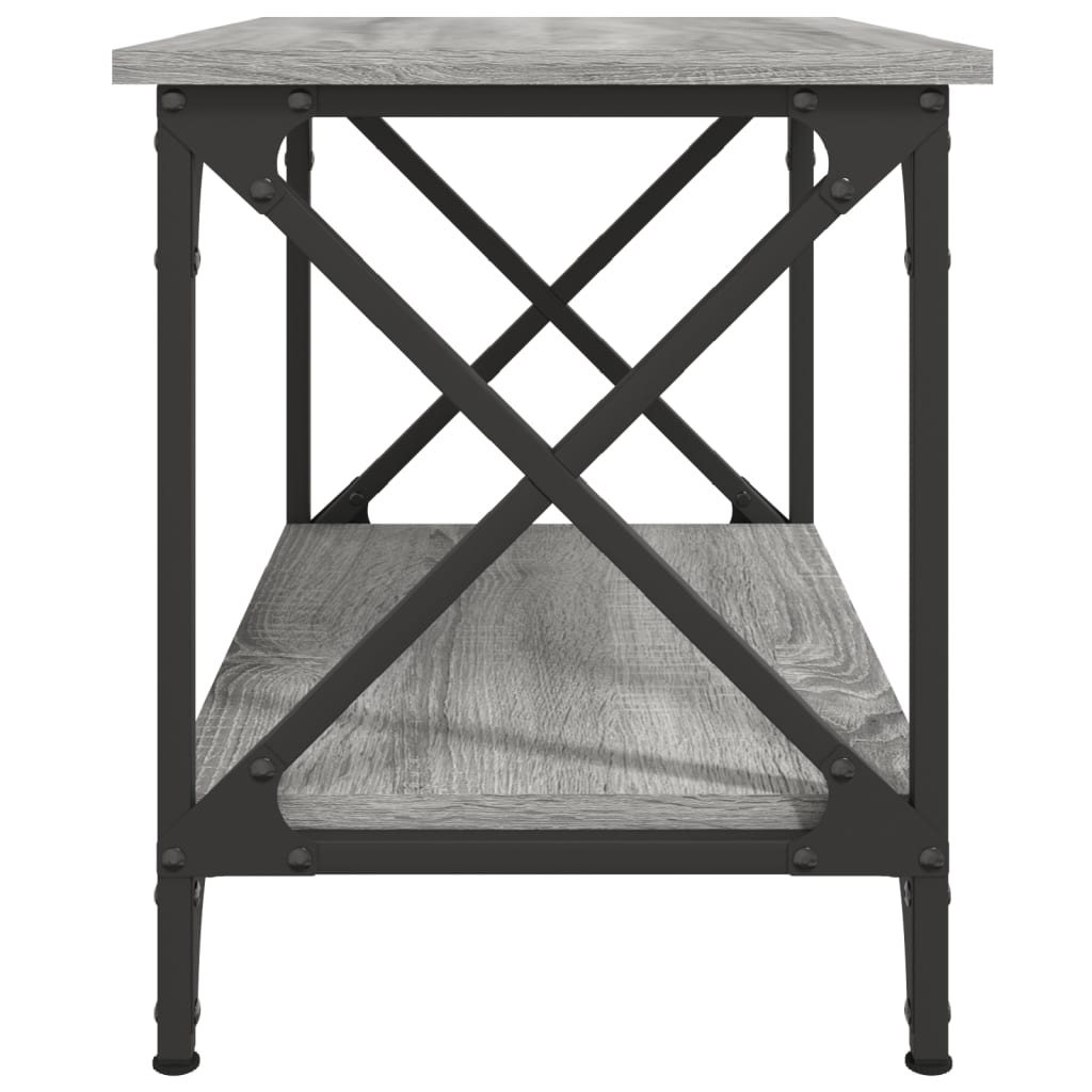 Table d'appoint Sonoma gris 55x38x45 cm Bois d'ingénierie - XIOS