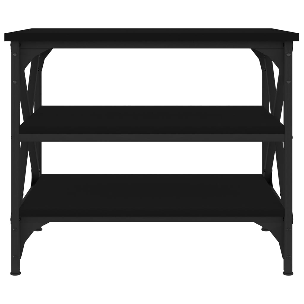 Table d'appoint Noir 55x38x45 cm Bois d'ingénierie - XIOS