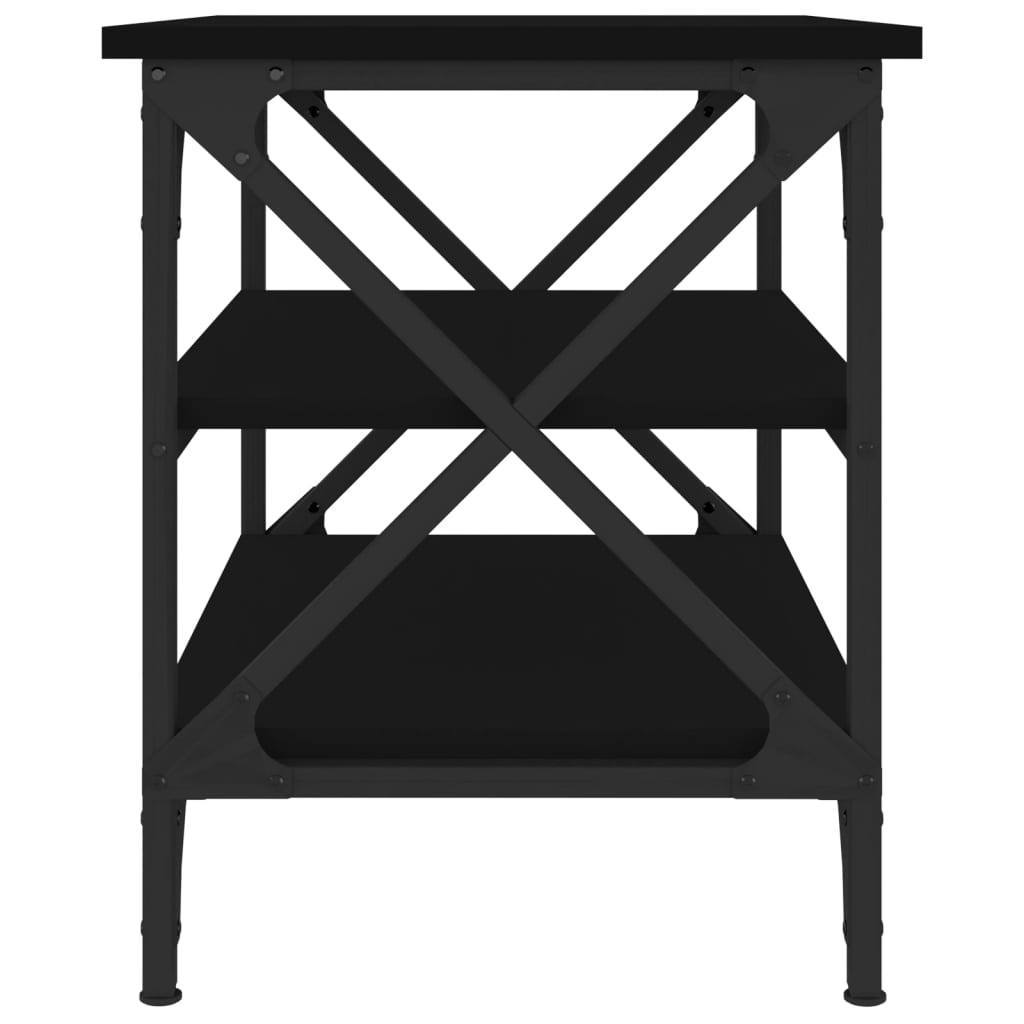 Table d'appoint Noir 55x38x45 cm Bois d'ingénierie - XIOS