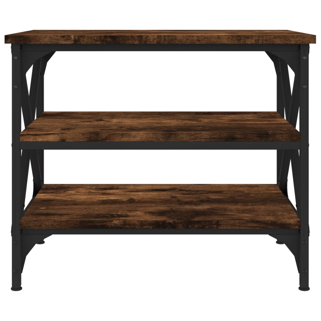 Table d'appoint Chêne fumé 55x38x45 cm Bois d'ingénierie - XIOS