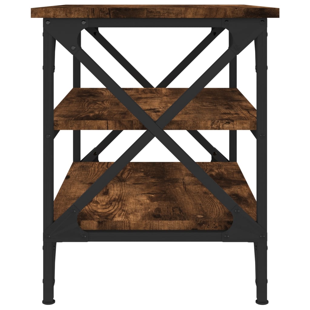 Table d'appoint Chêne fumé 55x38x45 cm Bois d'ingénierie - XIOS