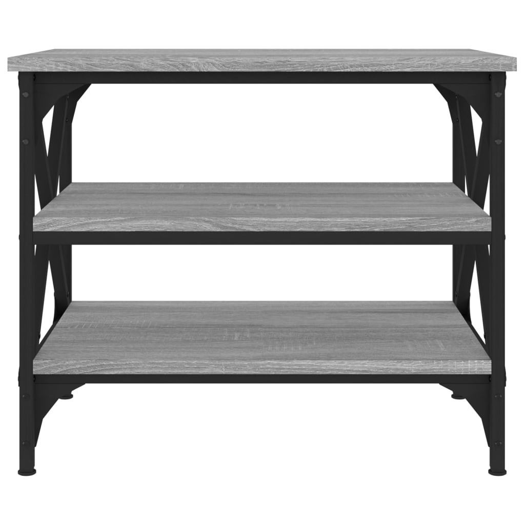 Table d'appoint Sonoma gris 55x38x45 cm Bois d'ingénierie - XIOS