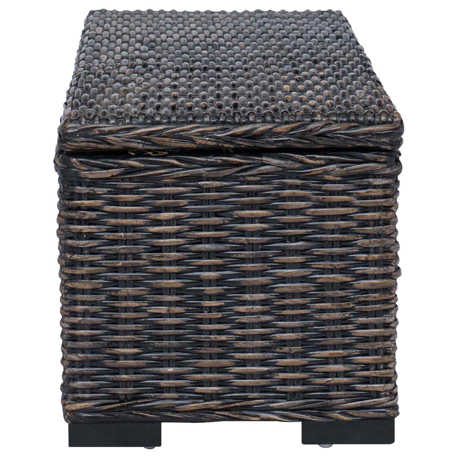 Boîte de rangement avec stockage Noir 110 x 35 x 45 cm - XIOS