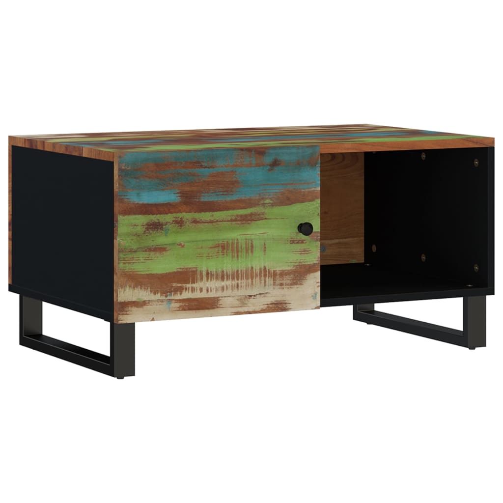 Table basse 80x50x40 cm Bois de récupération et d'ingénierie - XIOS