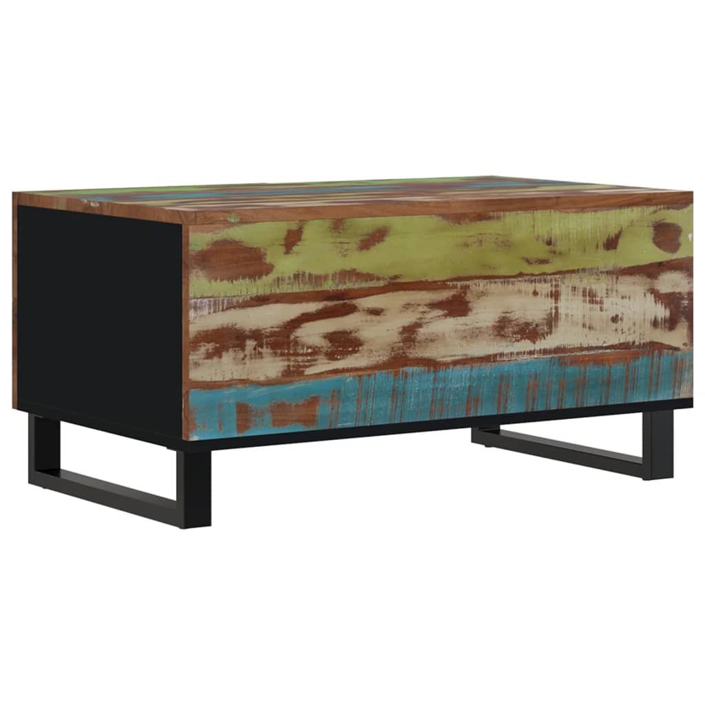 Table basse 80x50x40 cm Bois de récupération et d'ingénierie - XIOS