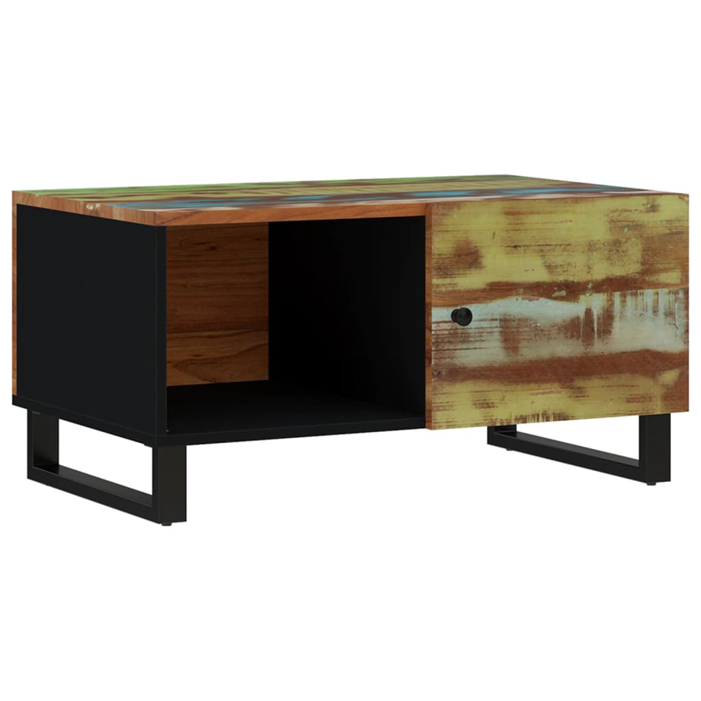 Table basse 80x50x40 cm Bois de récupération et d'ingénierie - XIOS