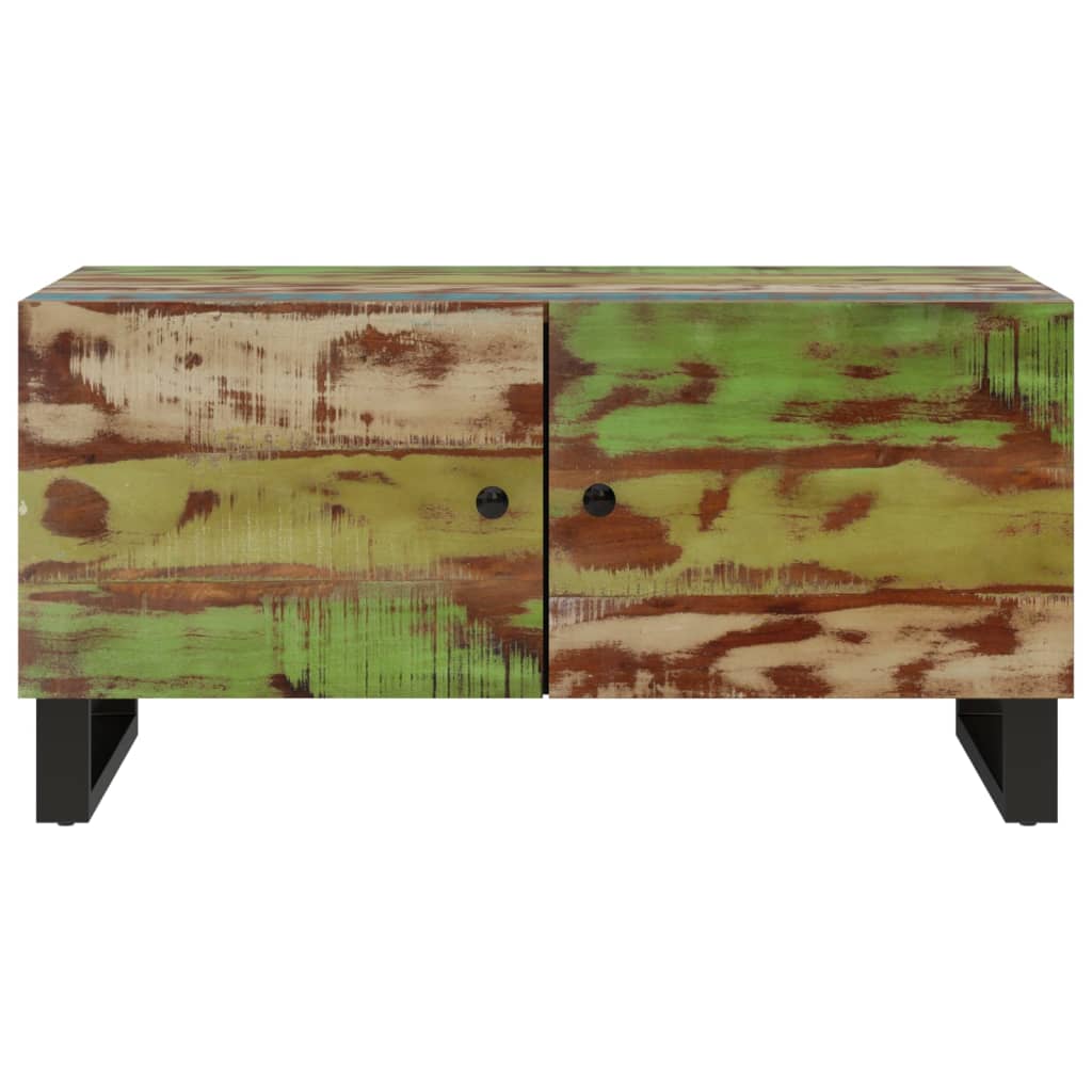 Table basse 80x50x40 cm Bois de récupération et d'ingénierie - XIOS