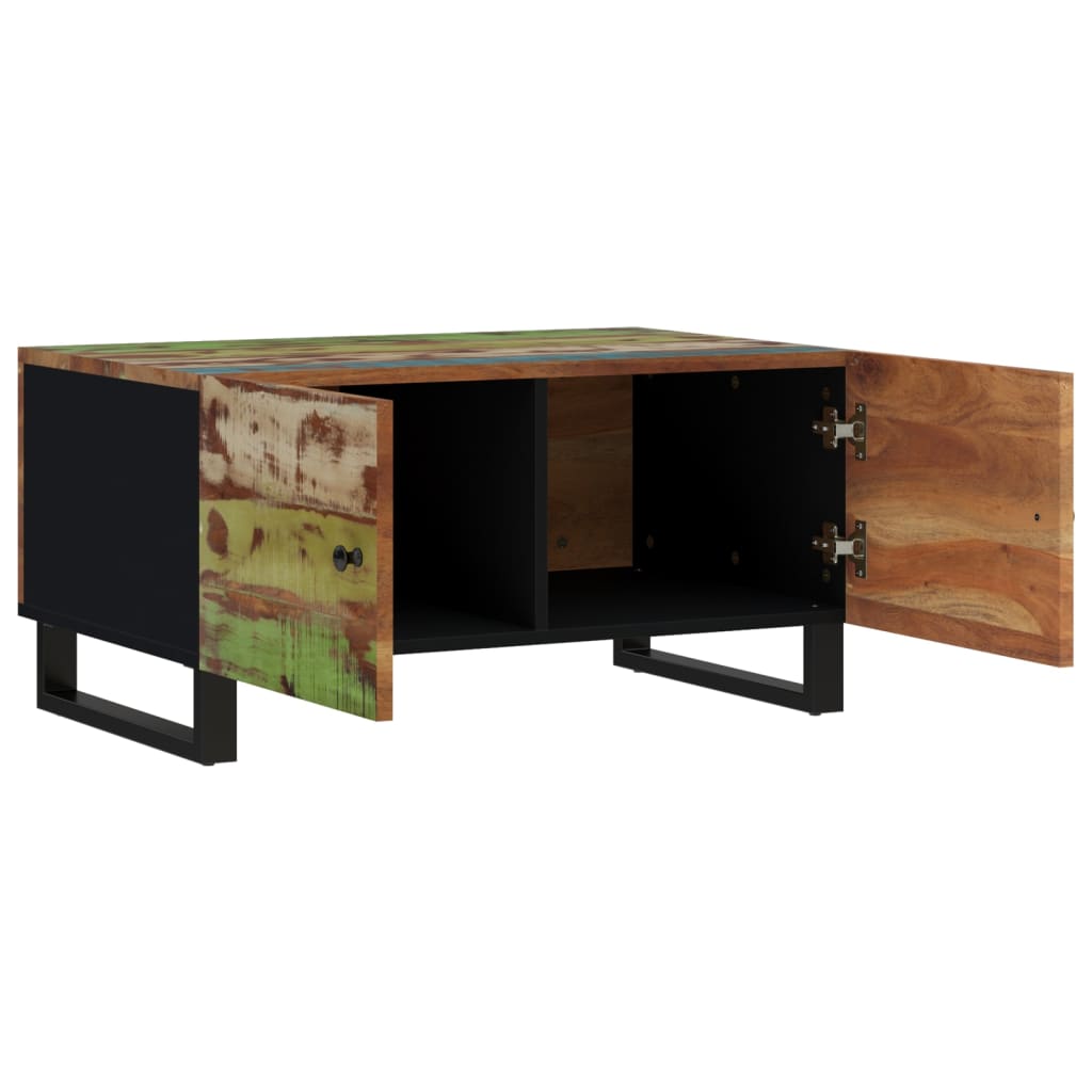 Table basse 80x50x40 cm Bois de récupération et d'ingénierie - XIOS