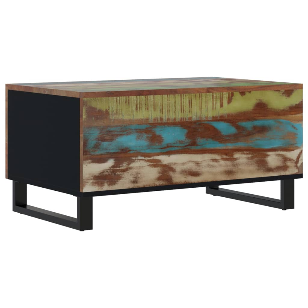 Table basse 80x50x40 cm Bois de récupération et d'ingénierie - XIOS
