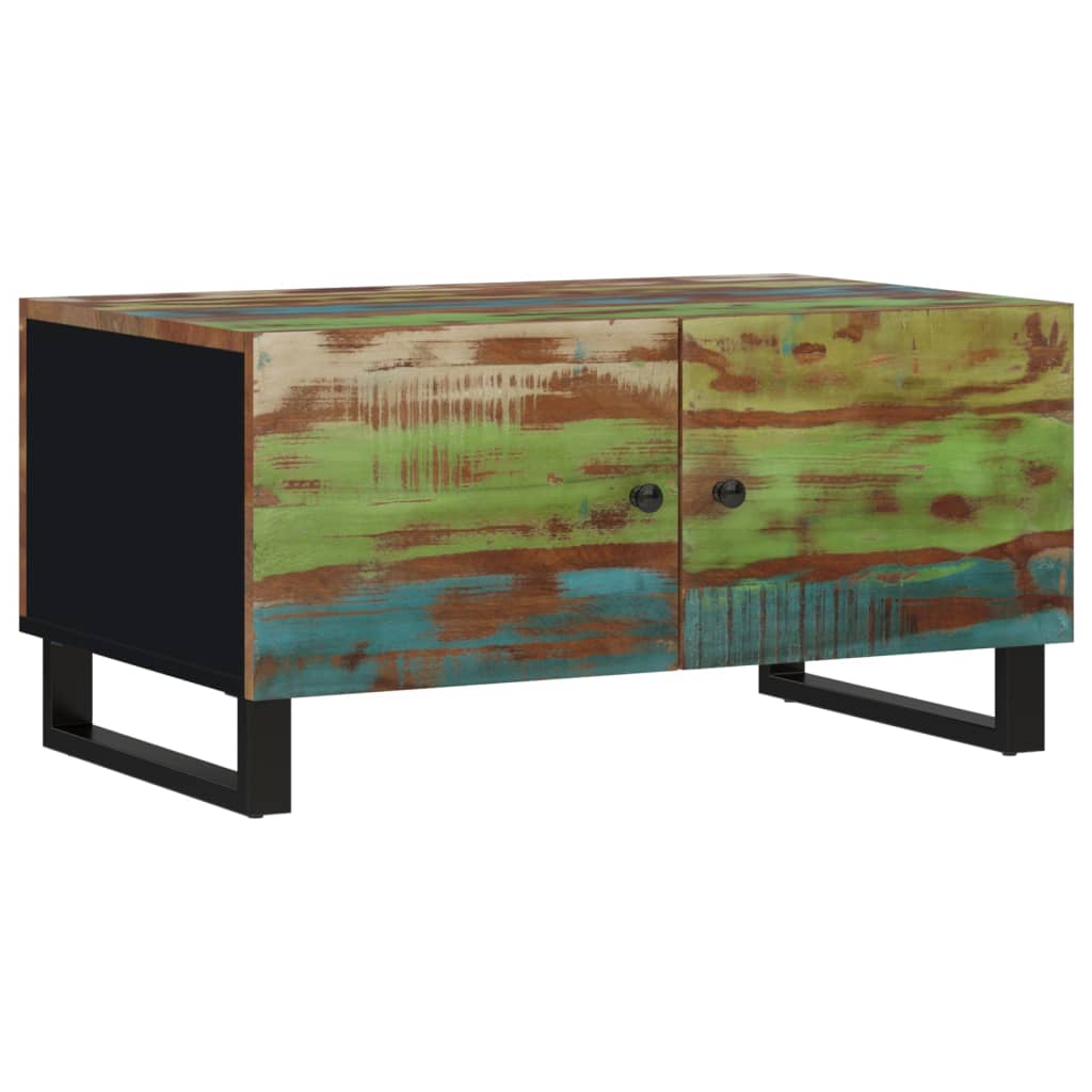 Table basse 80x50x40 cm Bois de récupération et d'ingénierie - XIOS