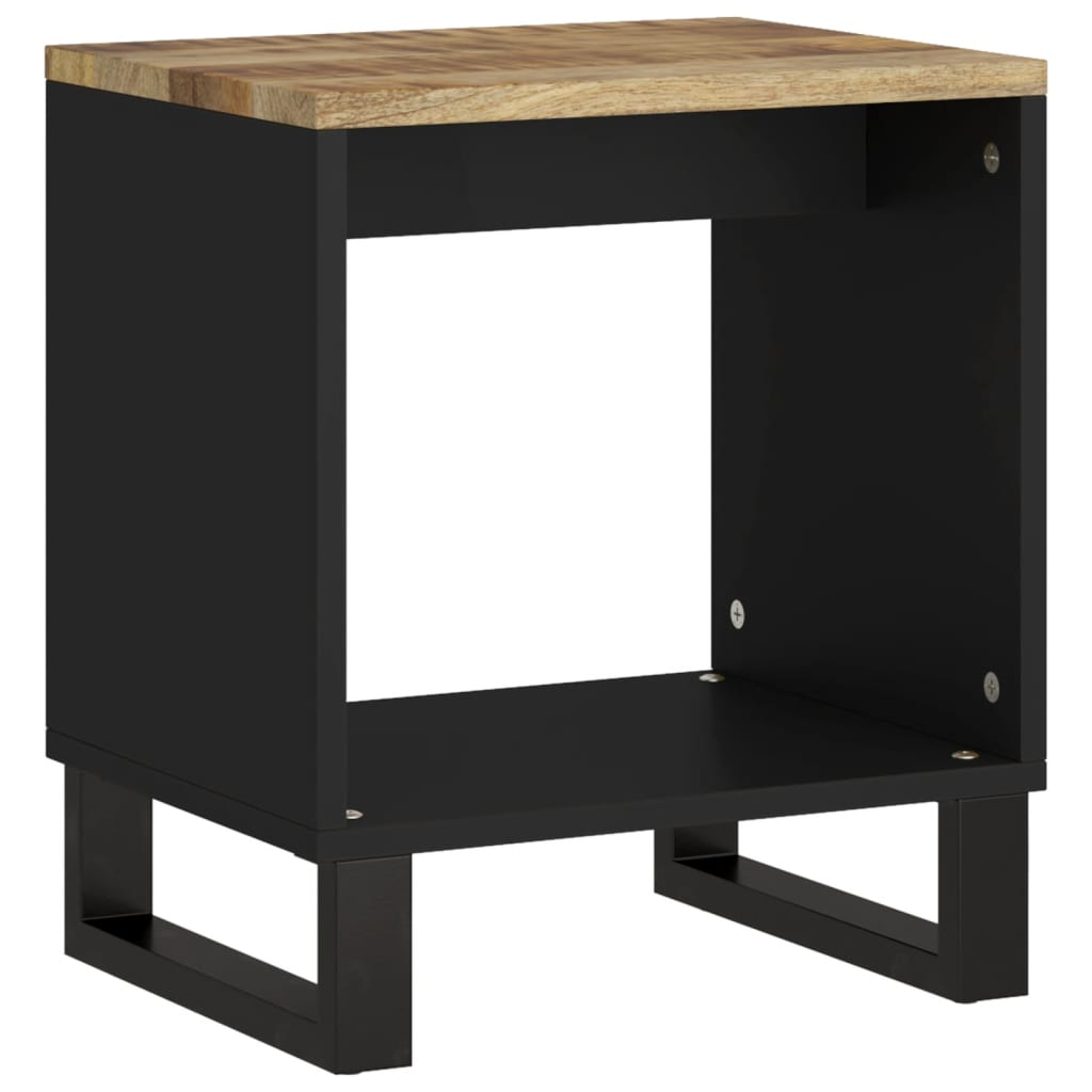 Table basse 40x31x46 cm Bois de manguier solide et d'ingénierie - XIOS