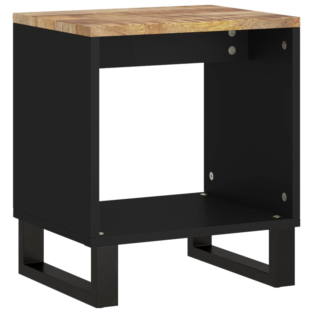 Table basse 40x31x46 cm Bois de manguier solide et d'ingénierie - XIOS
