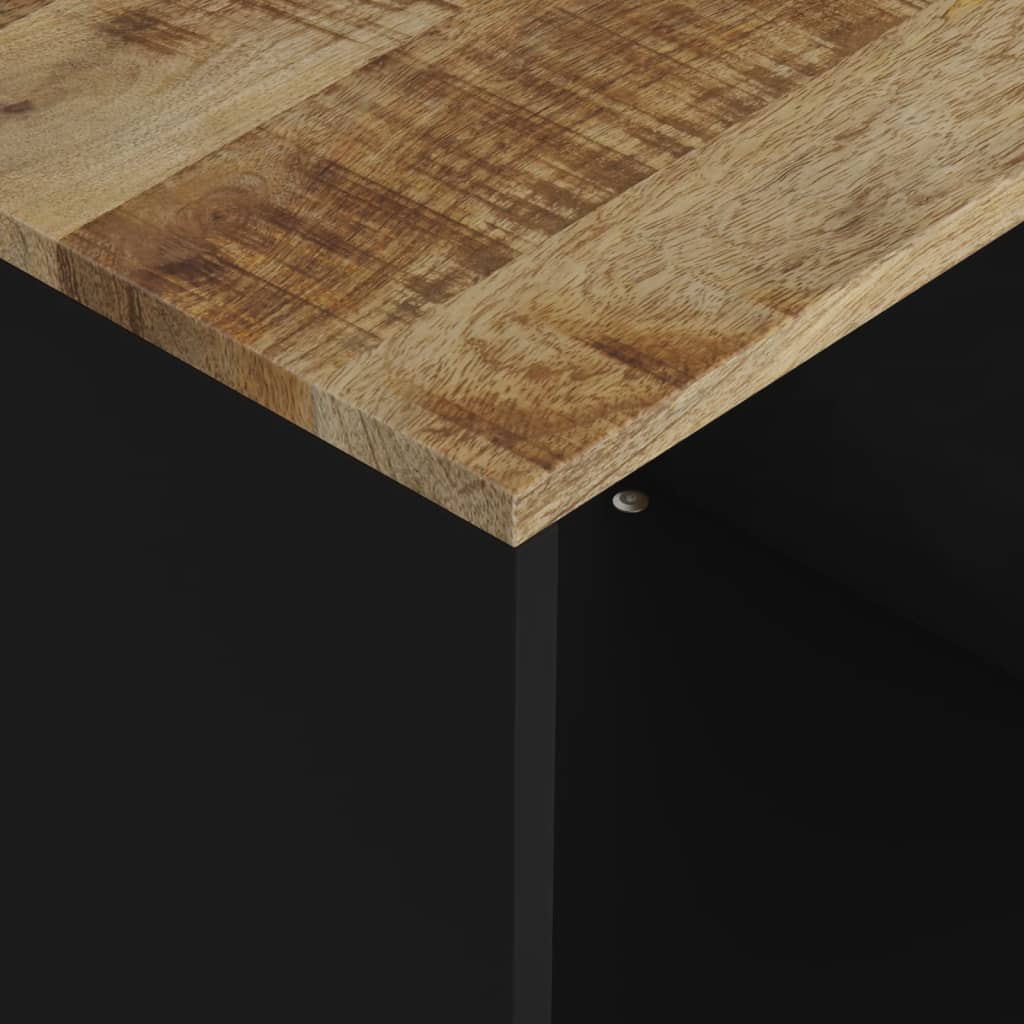 Table basse 40x31x46 cm Bois de manguier solide et d'ingénierie - XIOS