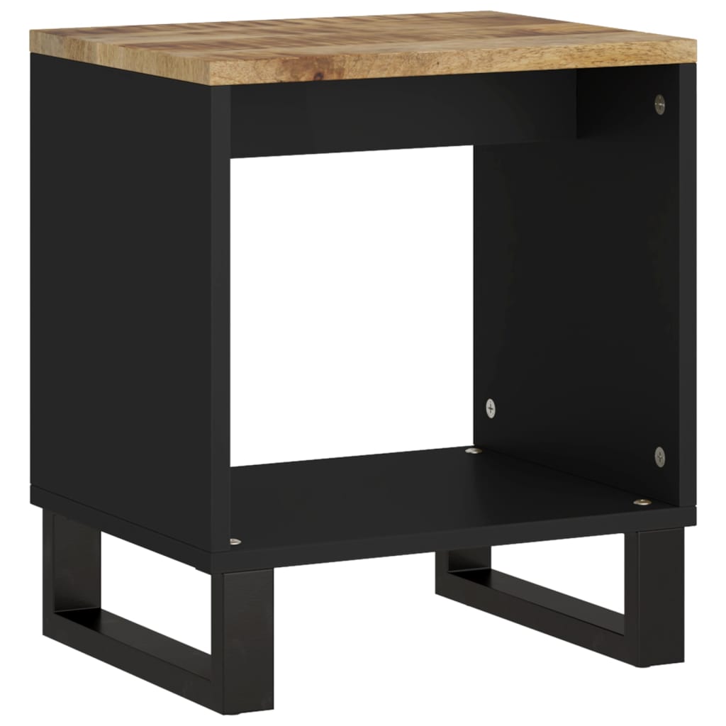 Table basse 40x31x46 cm Bois de manguier solide et d'ingénierie - XIOS