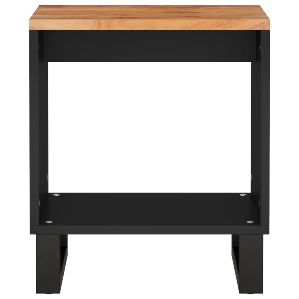 Table basse 40x31x46 cm Bois d'acacia solide et d'ingénierie - XIOS