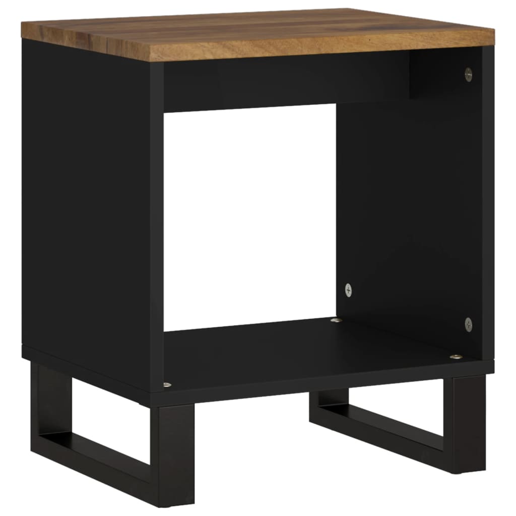 Table basse 40x31x46 cm Bois de manguier solide et d'ingénierie - XIOS